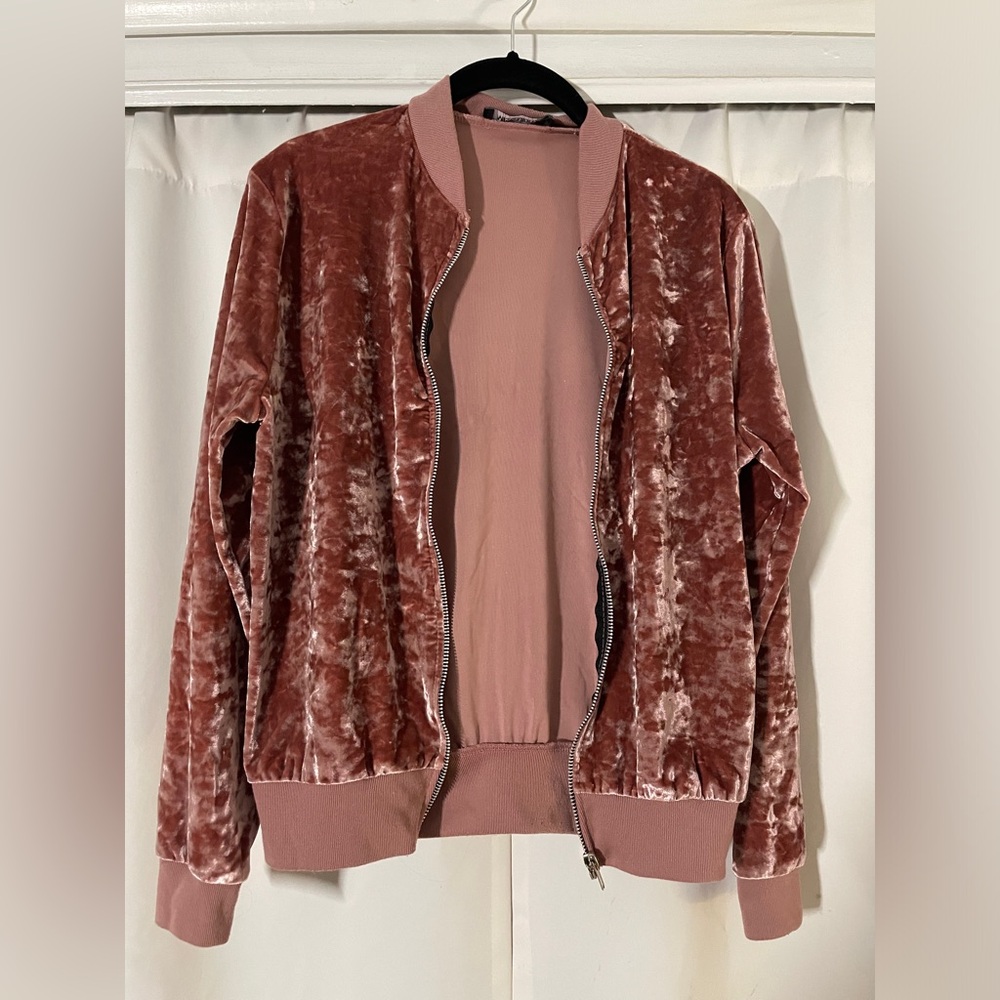 Velour Track Jacket
